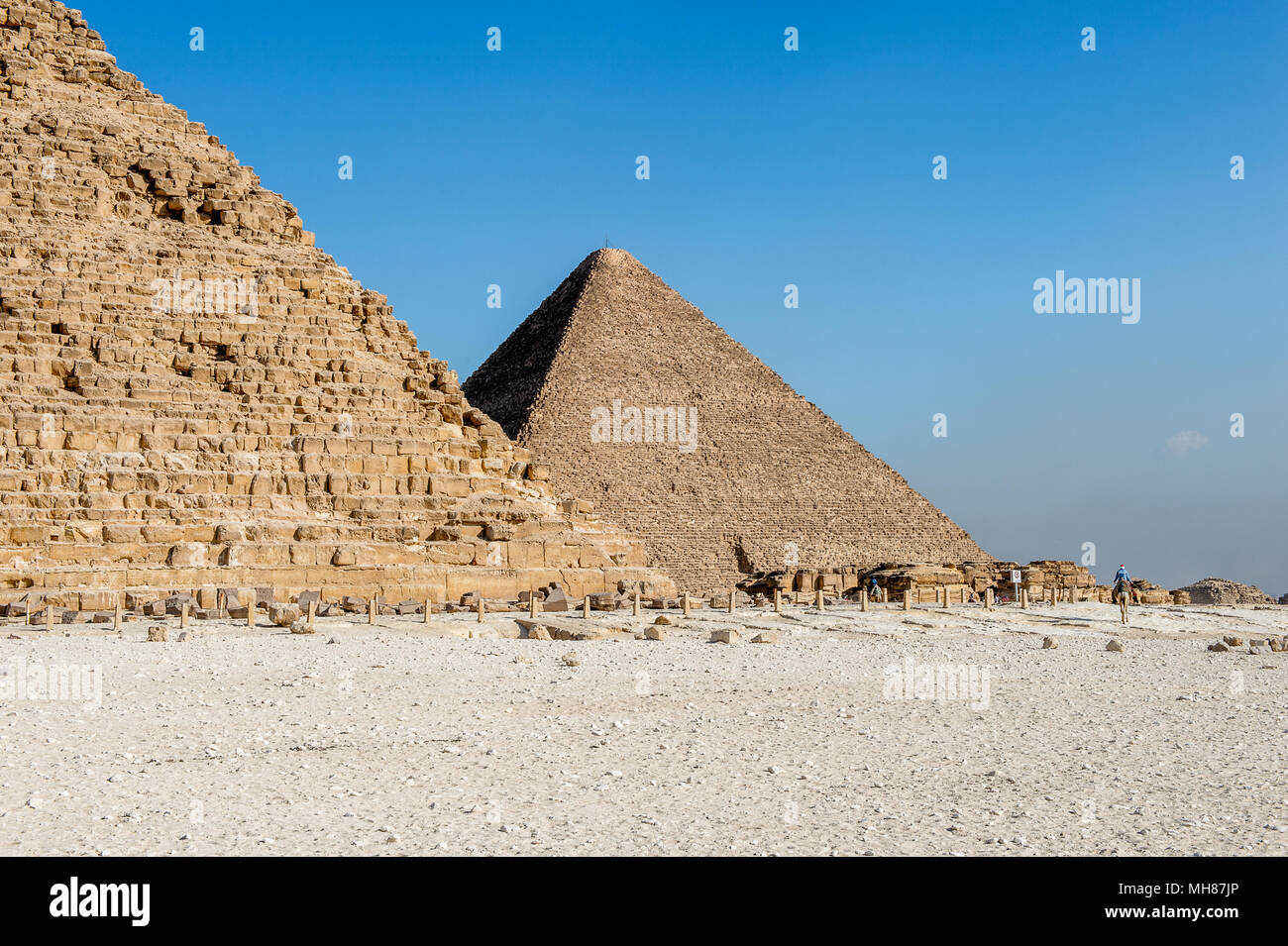 Grande pyramide de Gizeh (pyramide de Chéops et la pyramide de Khéops