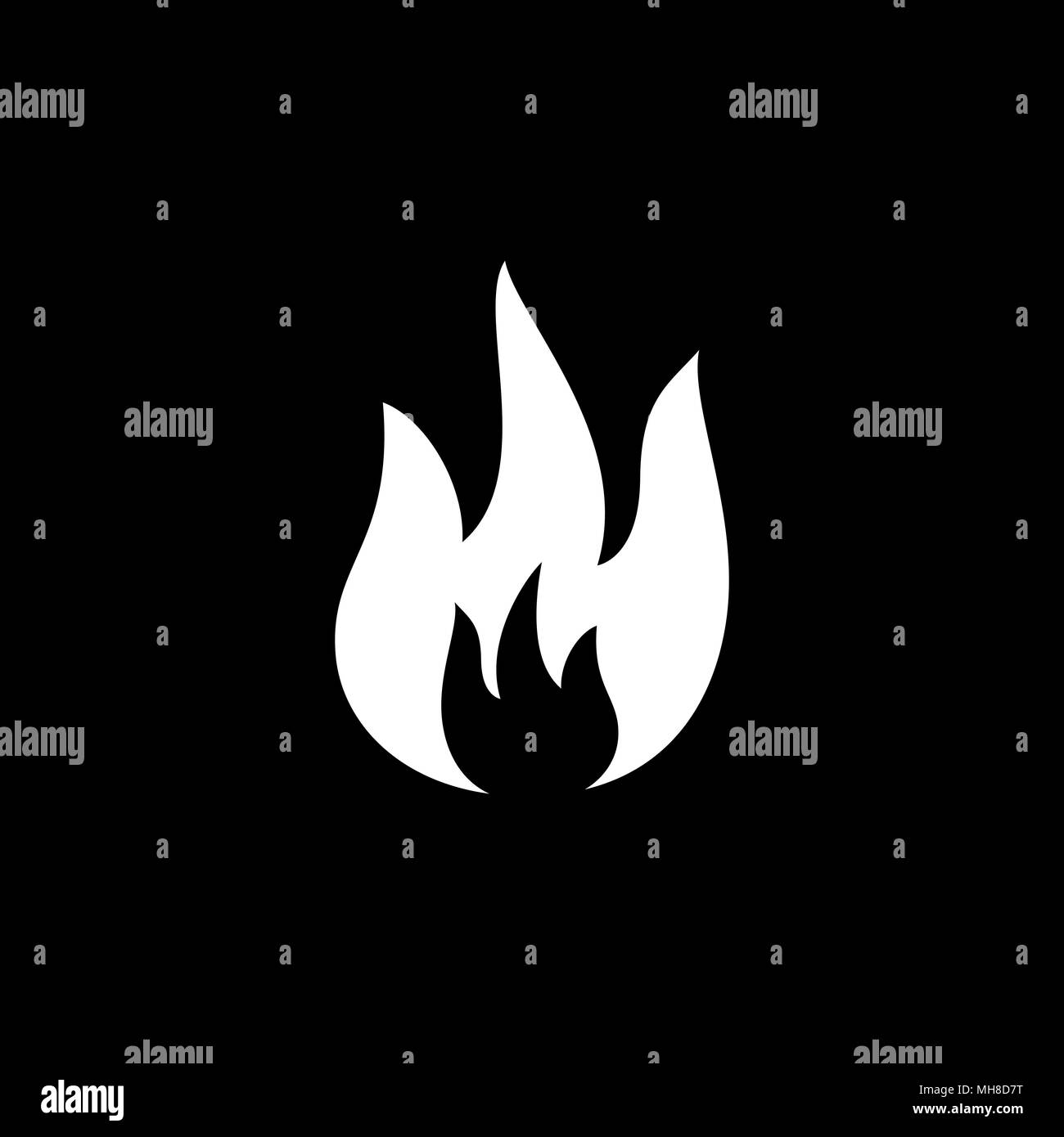 L'icône feu simple interface utilisateur de l'illustration. Illustration de Vecteur