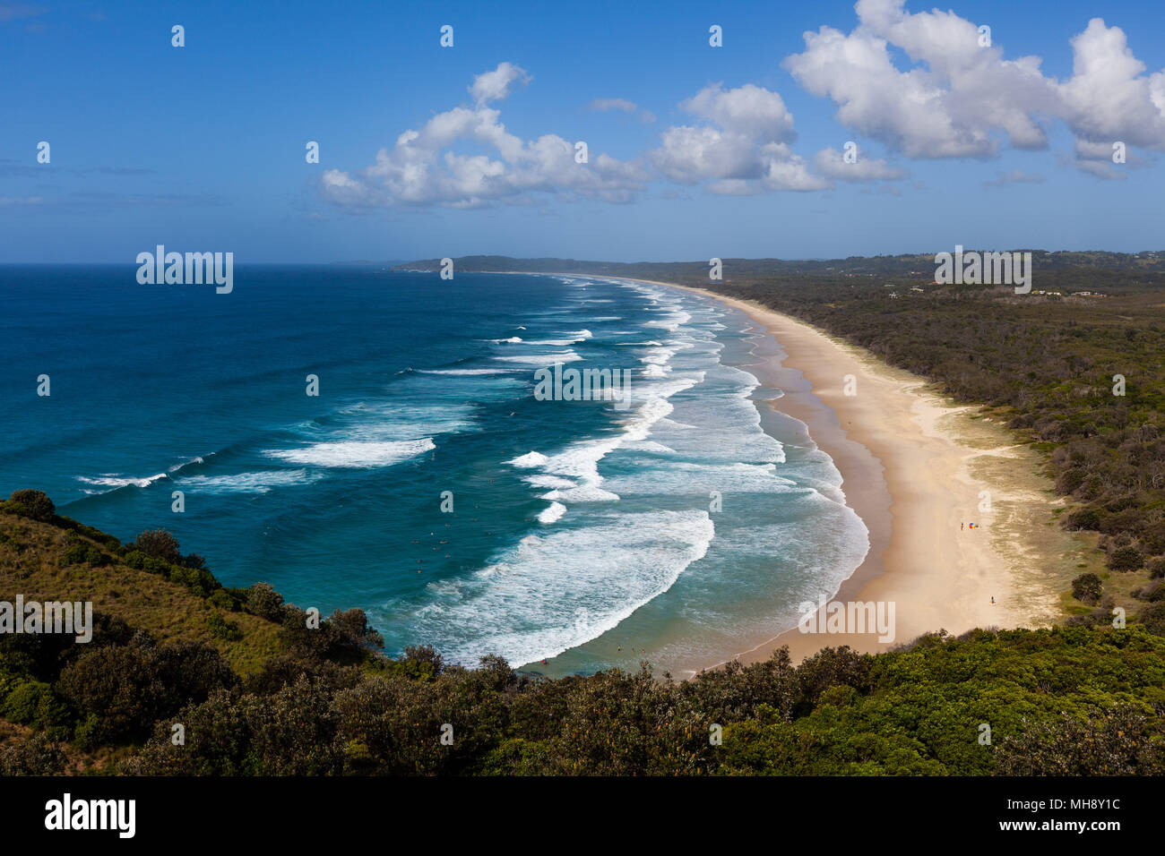 Tallow Beach à Byron Bay, New South Wales, Australia Banque D'Images