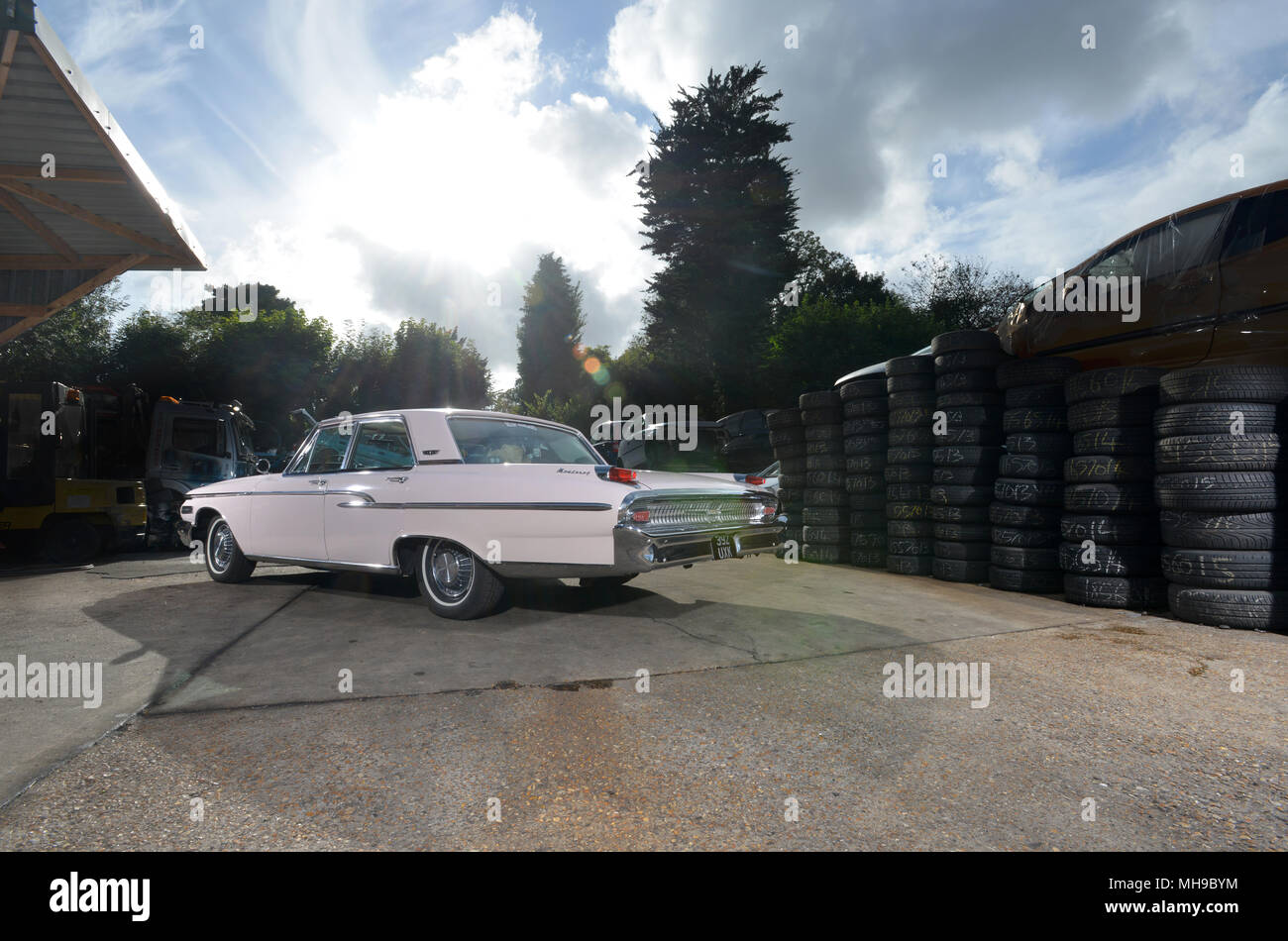 1962 Mercury Monterey voiture berline américaine classique Banque D'Images