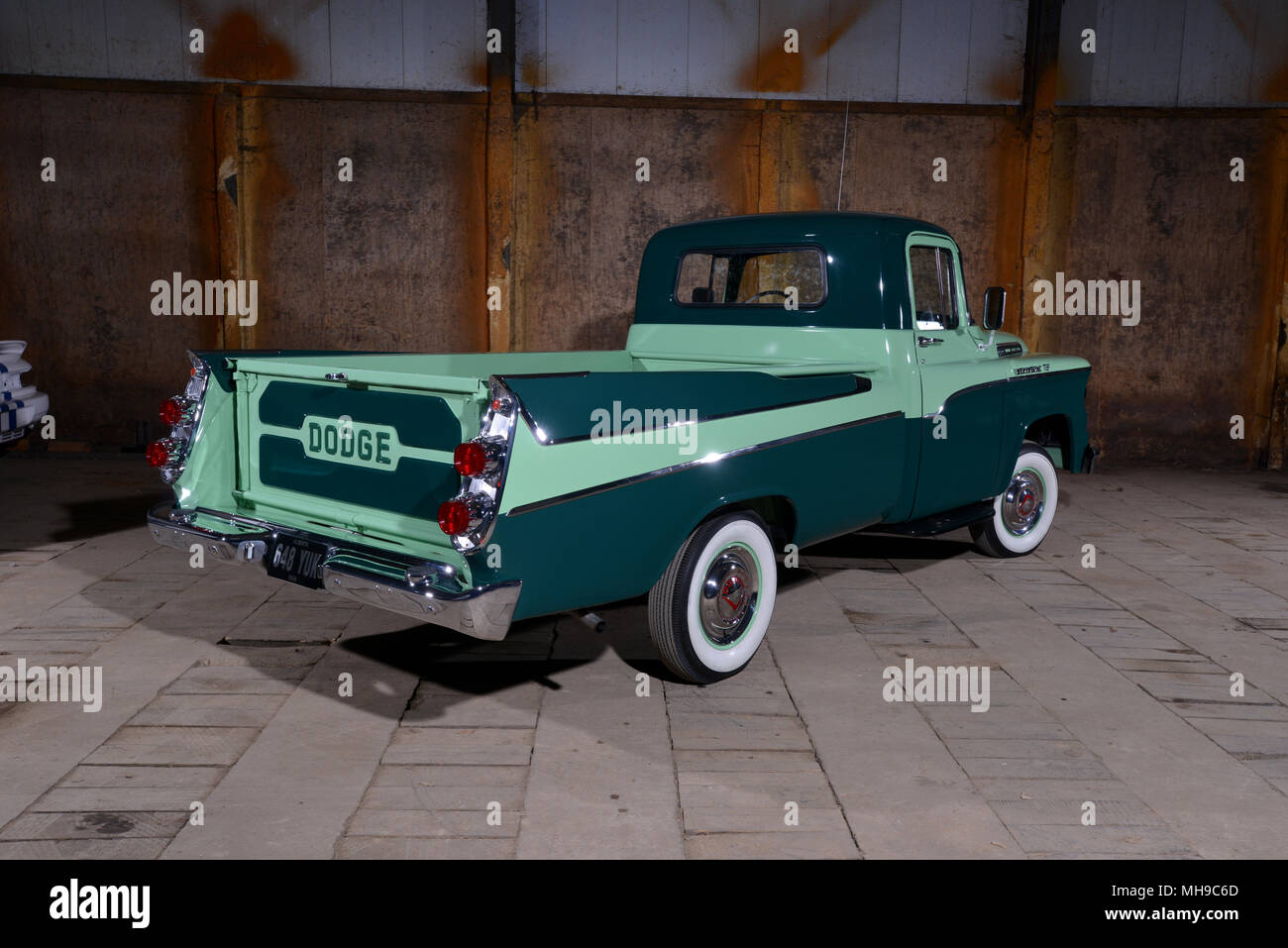 Dodge 1958 Sweptside D100 camionnette américaine classique Banque D'Images