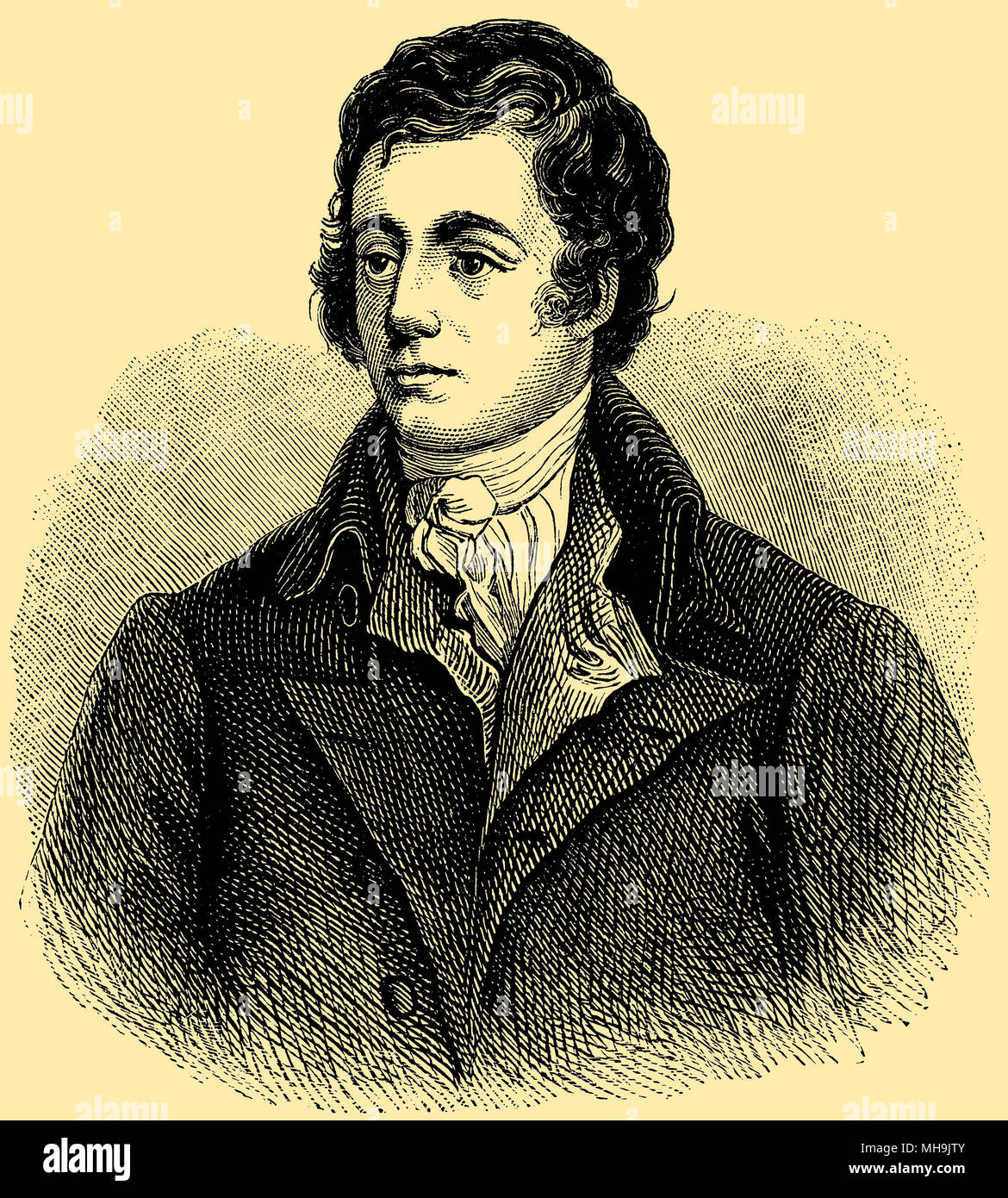 Robert Burns (né le 25 janvier 1759 , est mort le 21 juillet, 1796 ), Banque D'Images