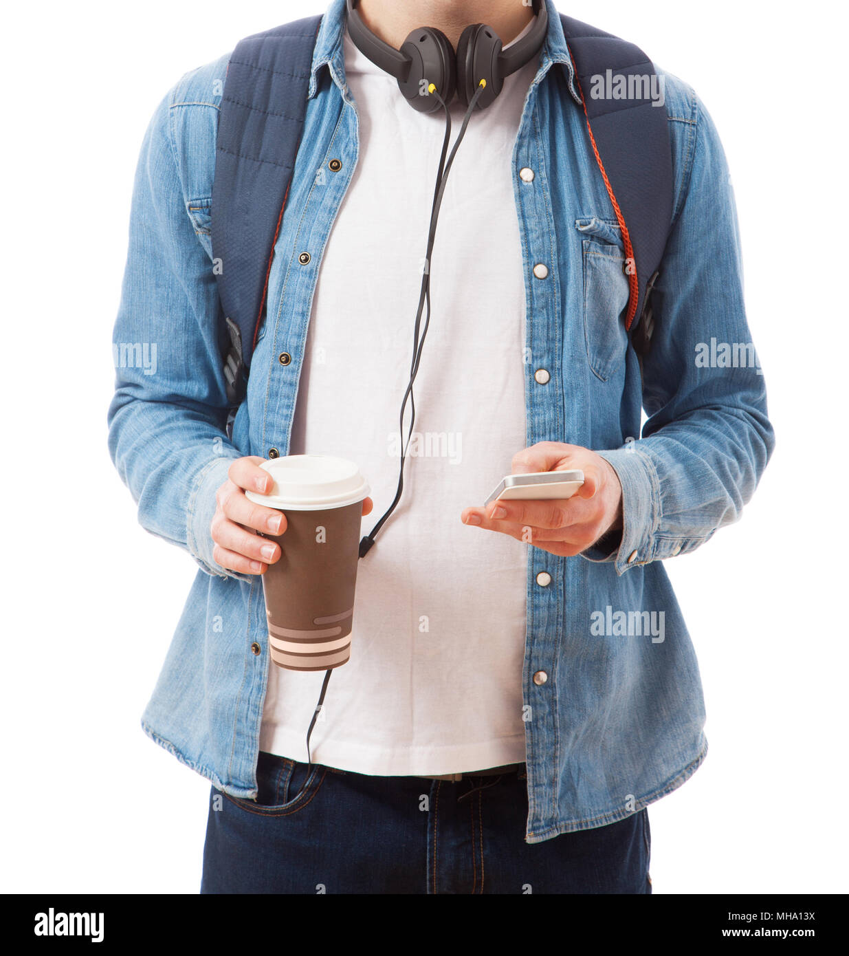 Portrait d'un jeune homme Banque D'Images