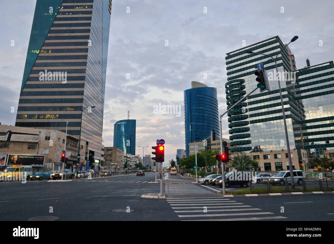 Le centre-ville de Tel Aviv, Israël ; Asie Banque D'Images