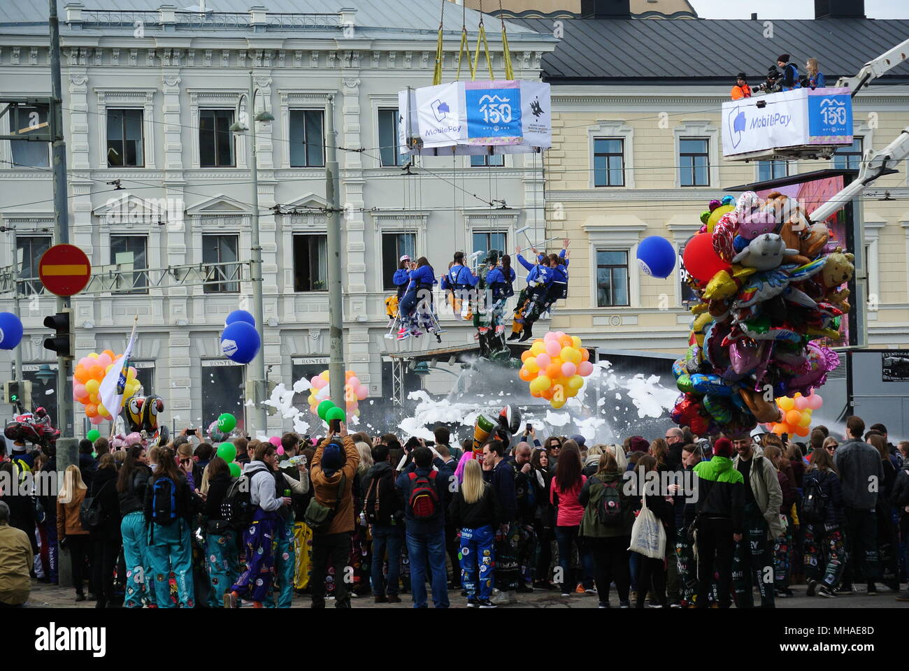 Célébration 2018 Vappu Banque D'Images