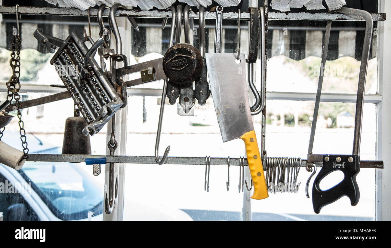 Outils de boucherie Banque D'Images