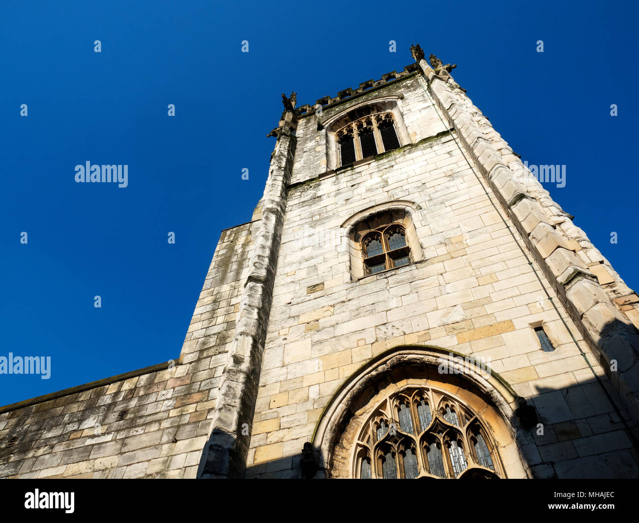 Tour à St Martin Coney Street dans York Yorkshire Angleterre Banque D'Images