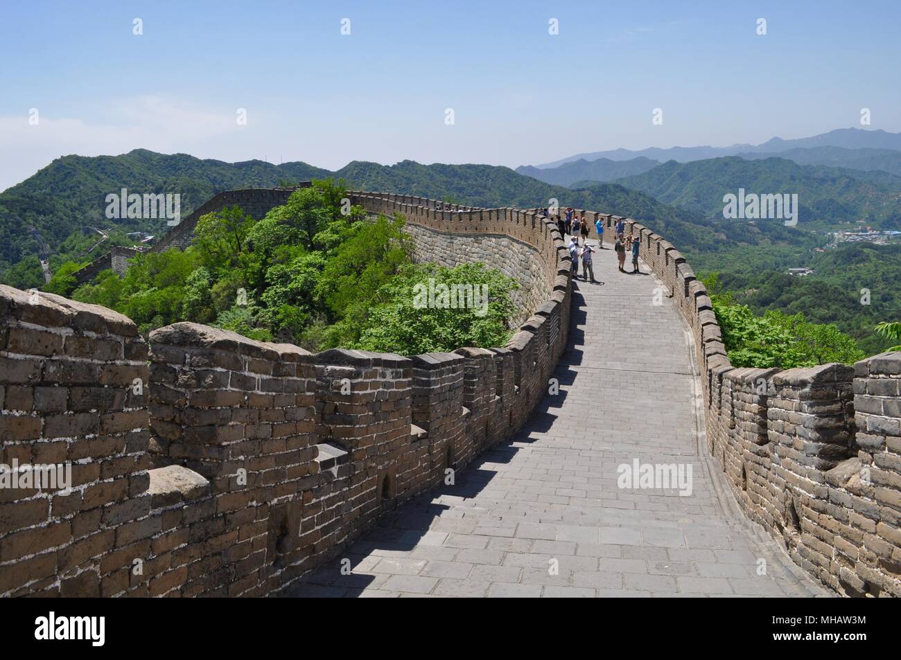 La Grande Muraille de Chine, Beijing/ Peking Banque D'Images
