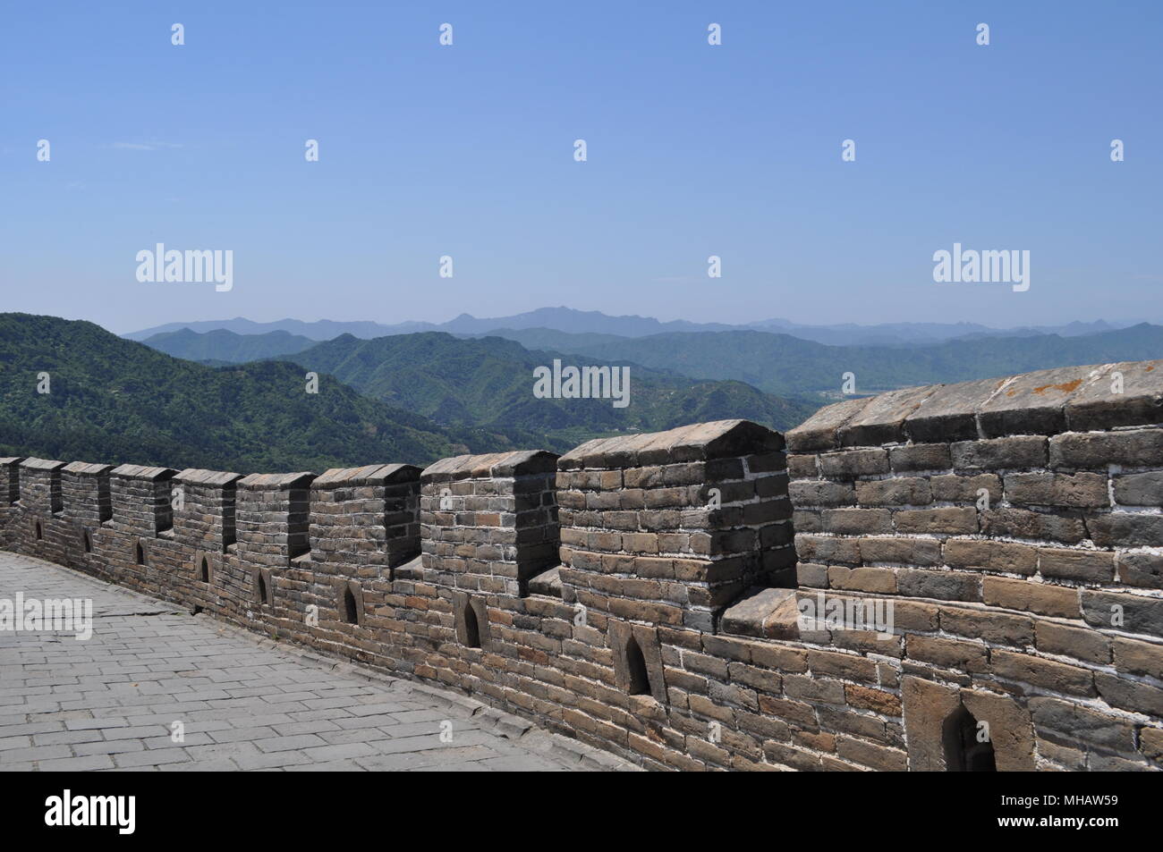 La Grande Muraille de Chine, Beijing/ Peking Banque D'Images