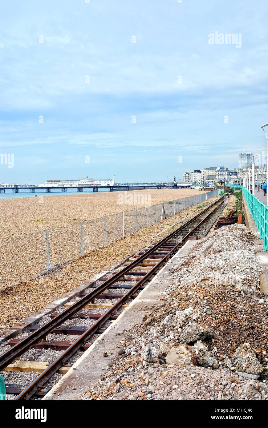 Volks Electric Railway Lines Banque D'Images Volks Electric Railway Lines Banque D'Images