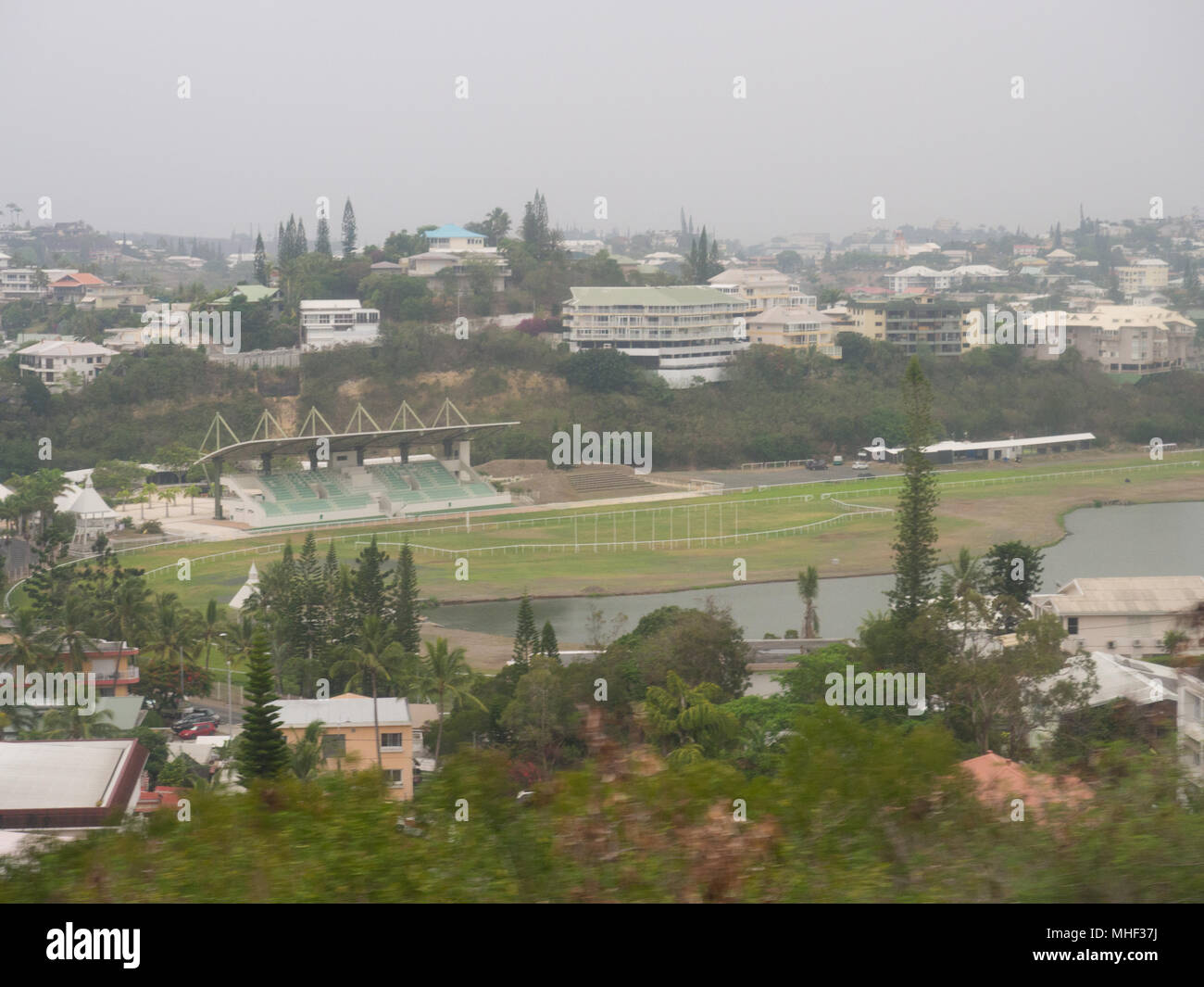 Terrain de sport à Nouméa Banque D'Images