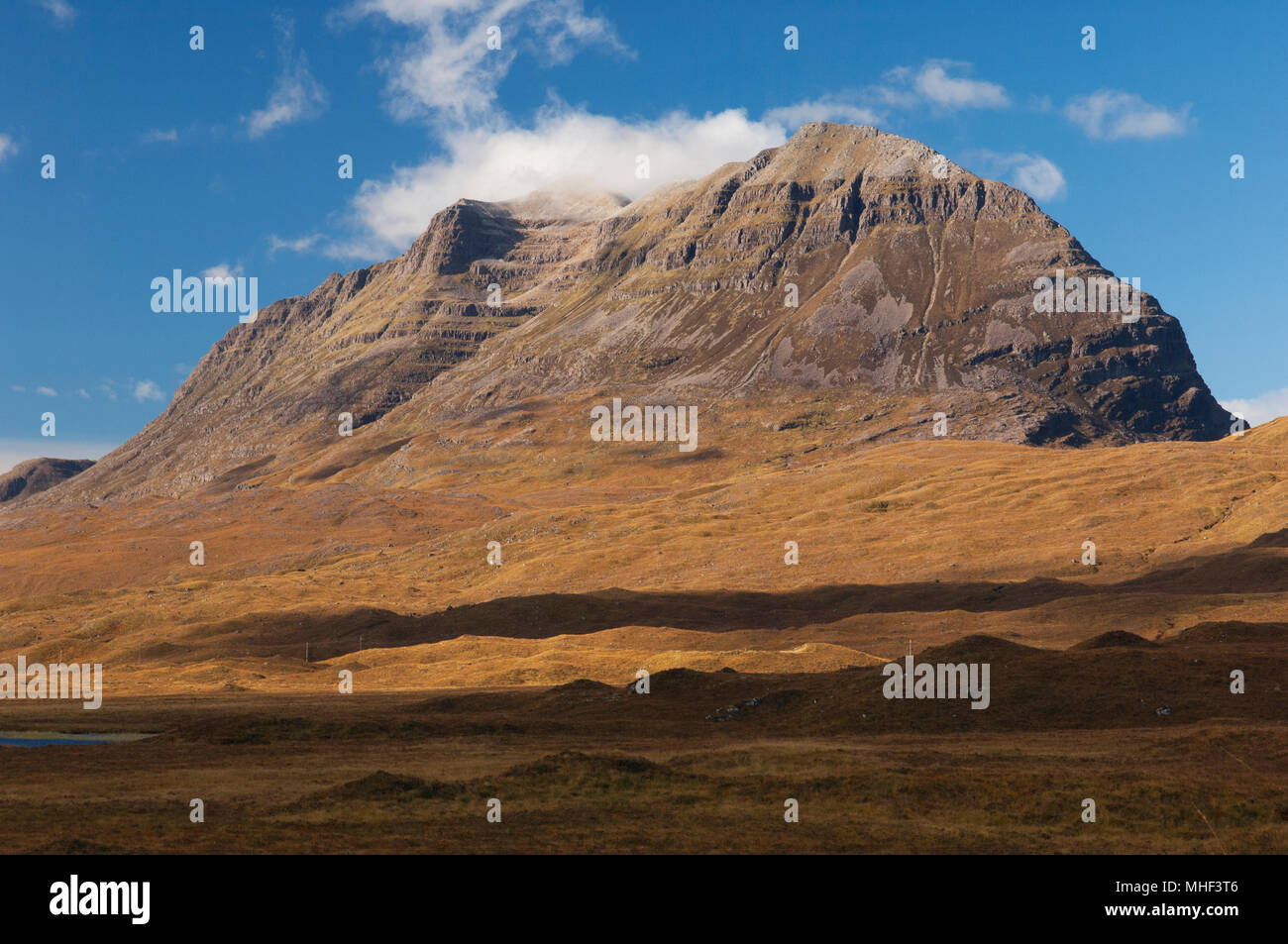 La montagne emblématique Liathach - Torridon, Ross-shire, les Highlands écossais. Banque D'Images