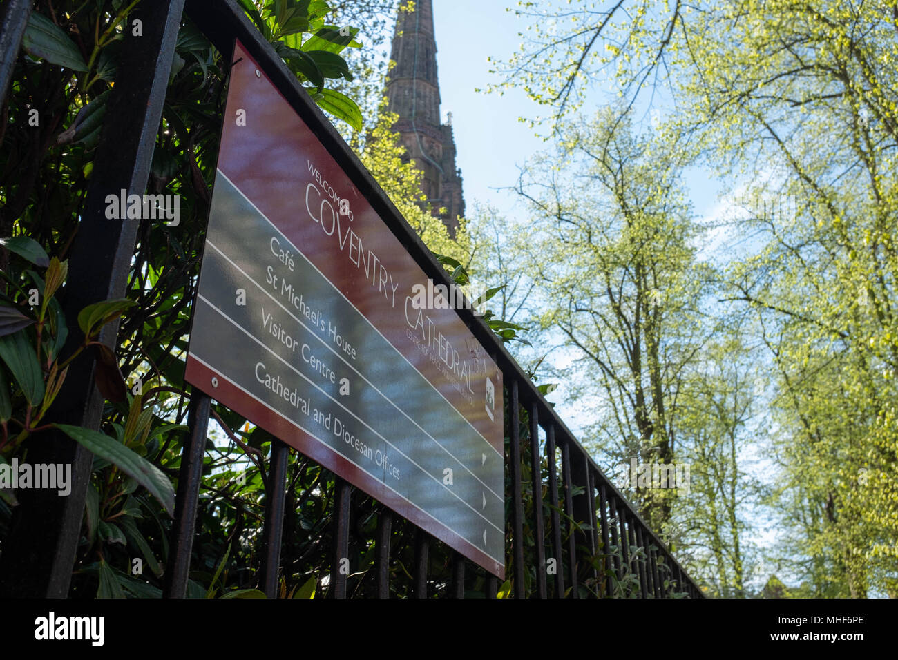 Quartier historique, centre-ville de Coventry Banque D'Images