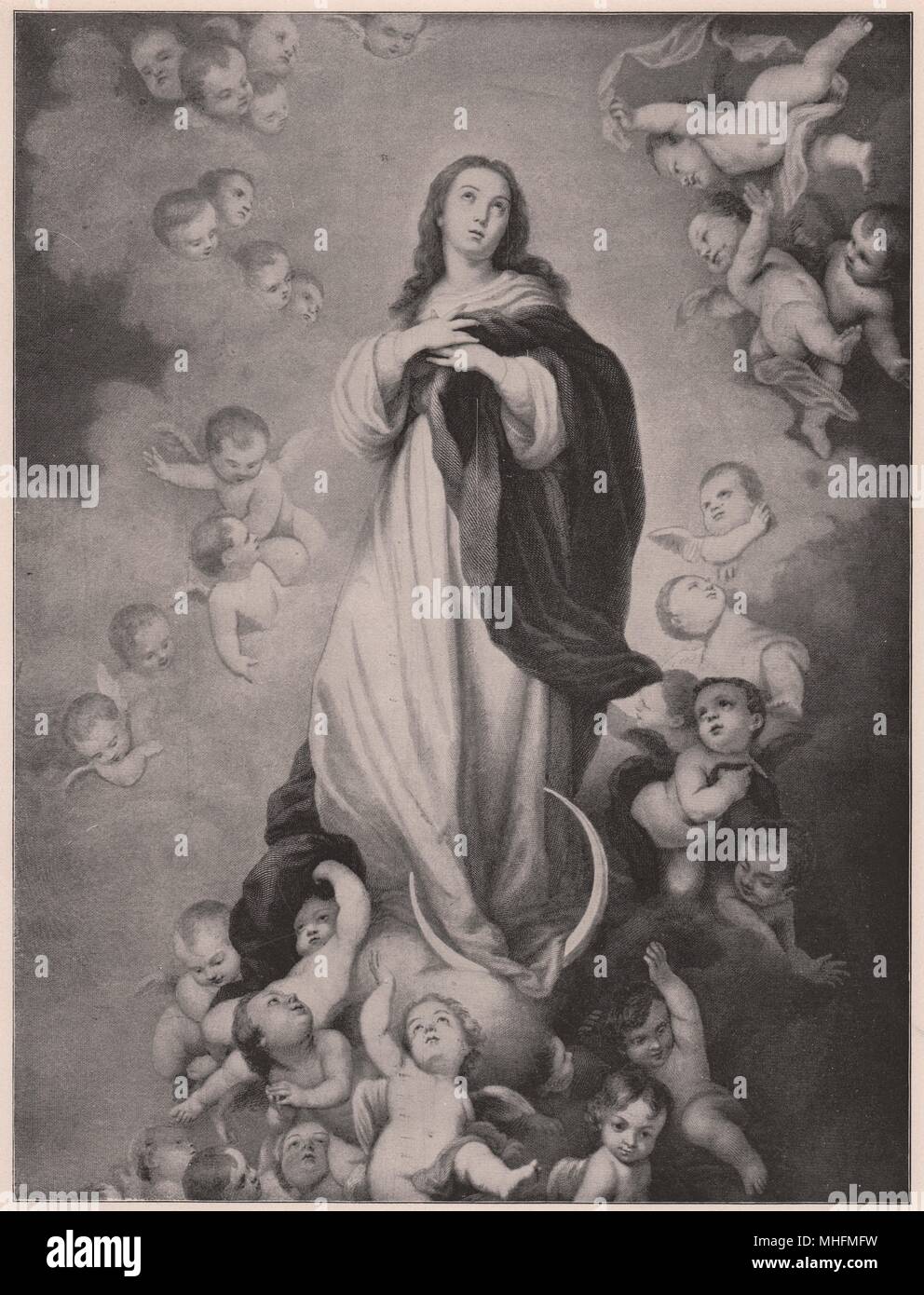 The immaculate conception by murillo Banque de photographies et d ...