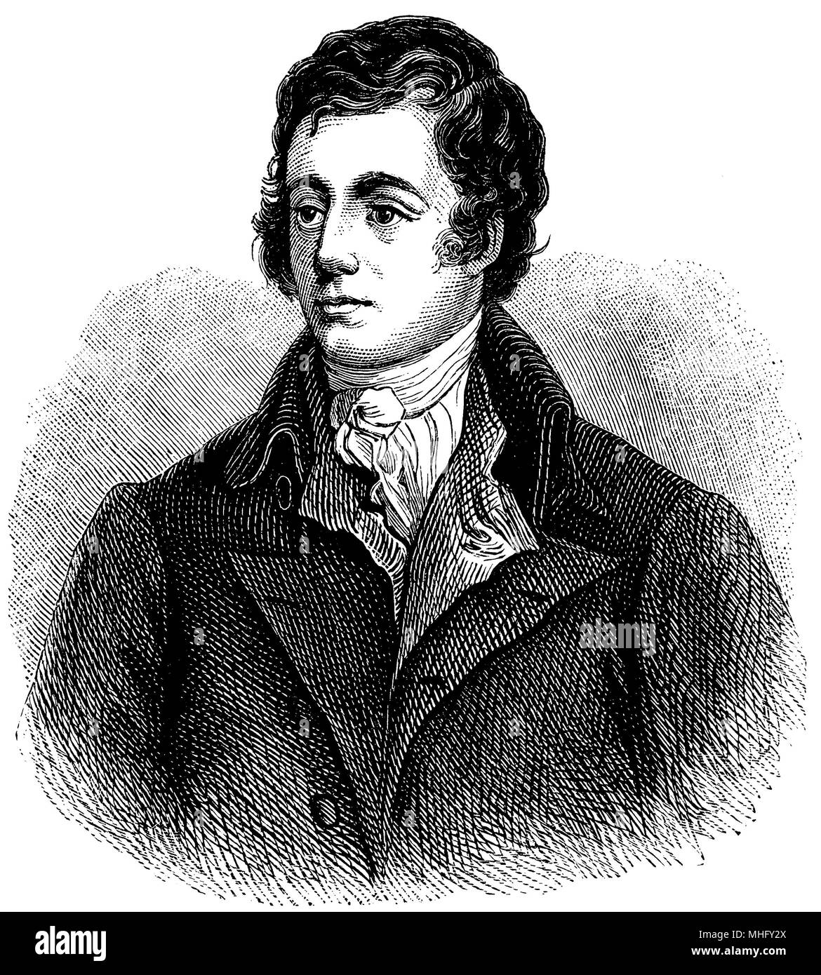Robert Burns (né le 25 janvier 1759 , est mort le 21 juillet, 1796 ), Banque D'Images