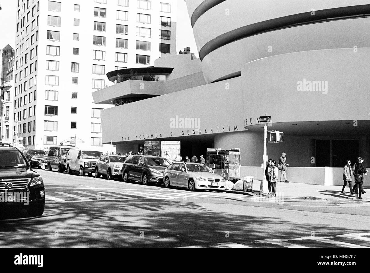 Musée Solomon R. Guggenheim, Cinquième Avenue, New York, Manhattan , États-Unis d'Amérique, États-Unis Banque D'Images