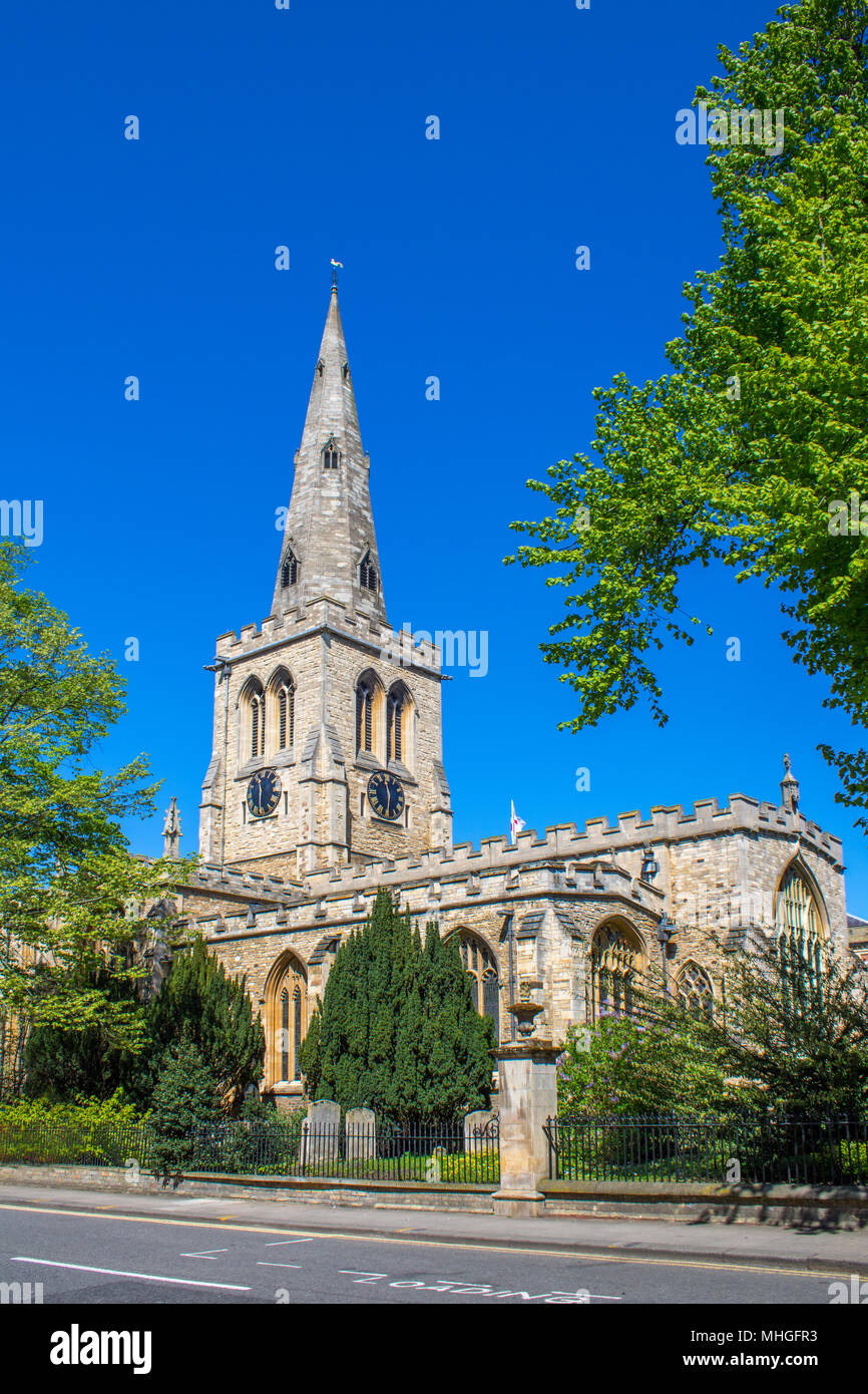 L'église St Paul à St Paul's Square, Bedford, Royaume-Uni Banque D'Images