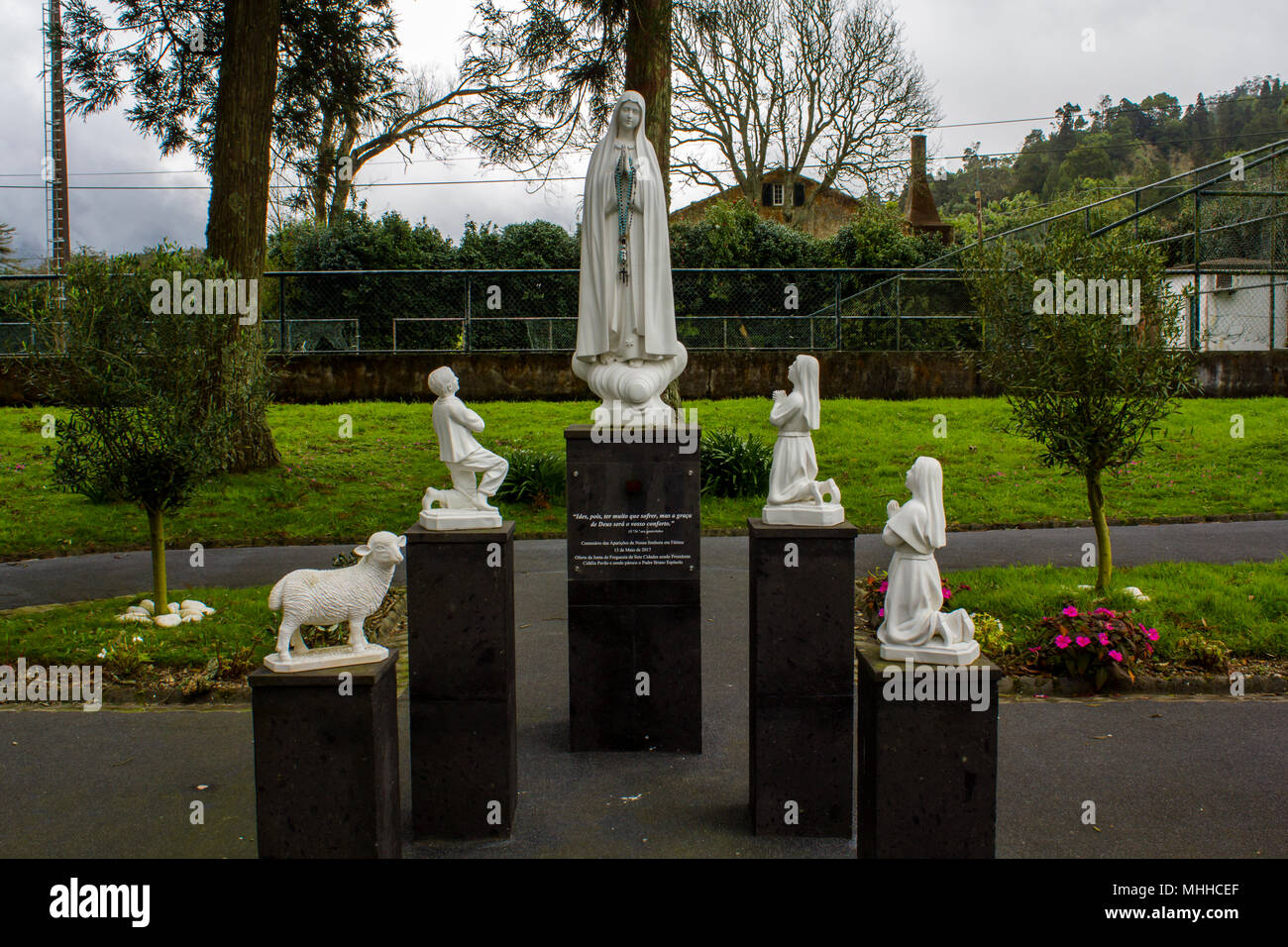 Notre dame du saint rosaire de fatima Banque de photographies et d