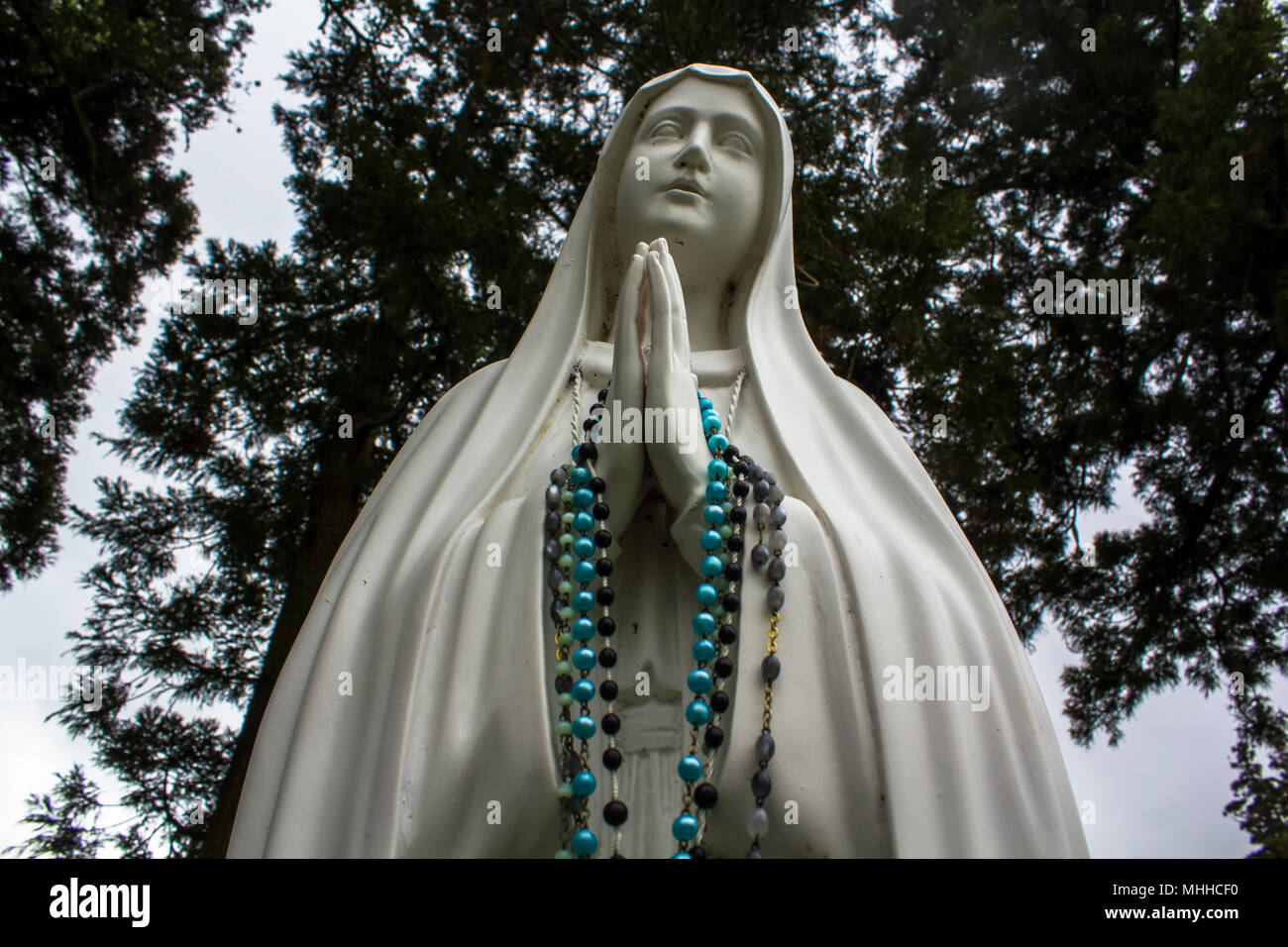 Statue de Notre Dame de Fatima Banque D'Images