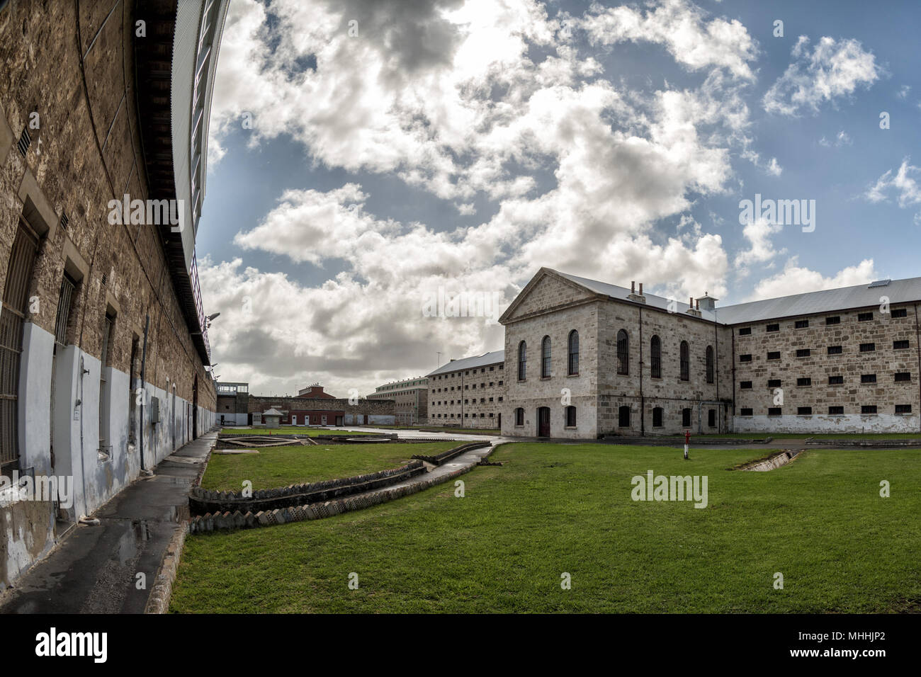 PERTH - Australie - août 20, 2015 - Prison de Fremantle a été construit comme une prison pour les détenus et plus de 50 personnes ont été pendues à l'intérieur du bâtiment Banque D'Images