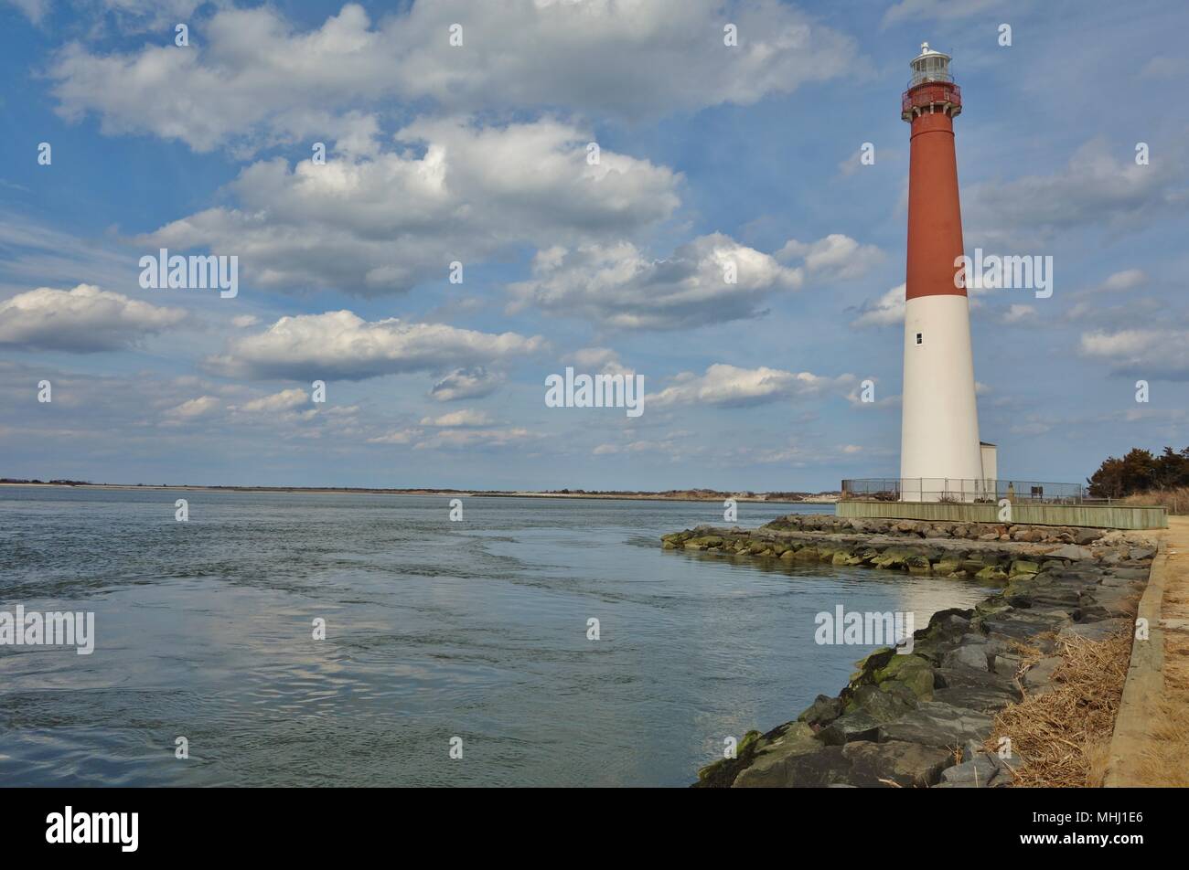 Vue de la Dahab (vieux Barney), un monument situé sur la côte du New Jersey sur Long Beach Island, New Jersey Banque D'Images