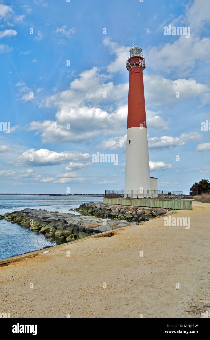 Vue de la Dahab (vieux Barney), un monument situé sur la côte du New Jersey sur Long Beach Island, New Jersey Banque D'Images