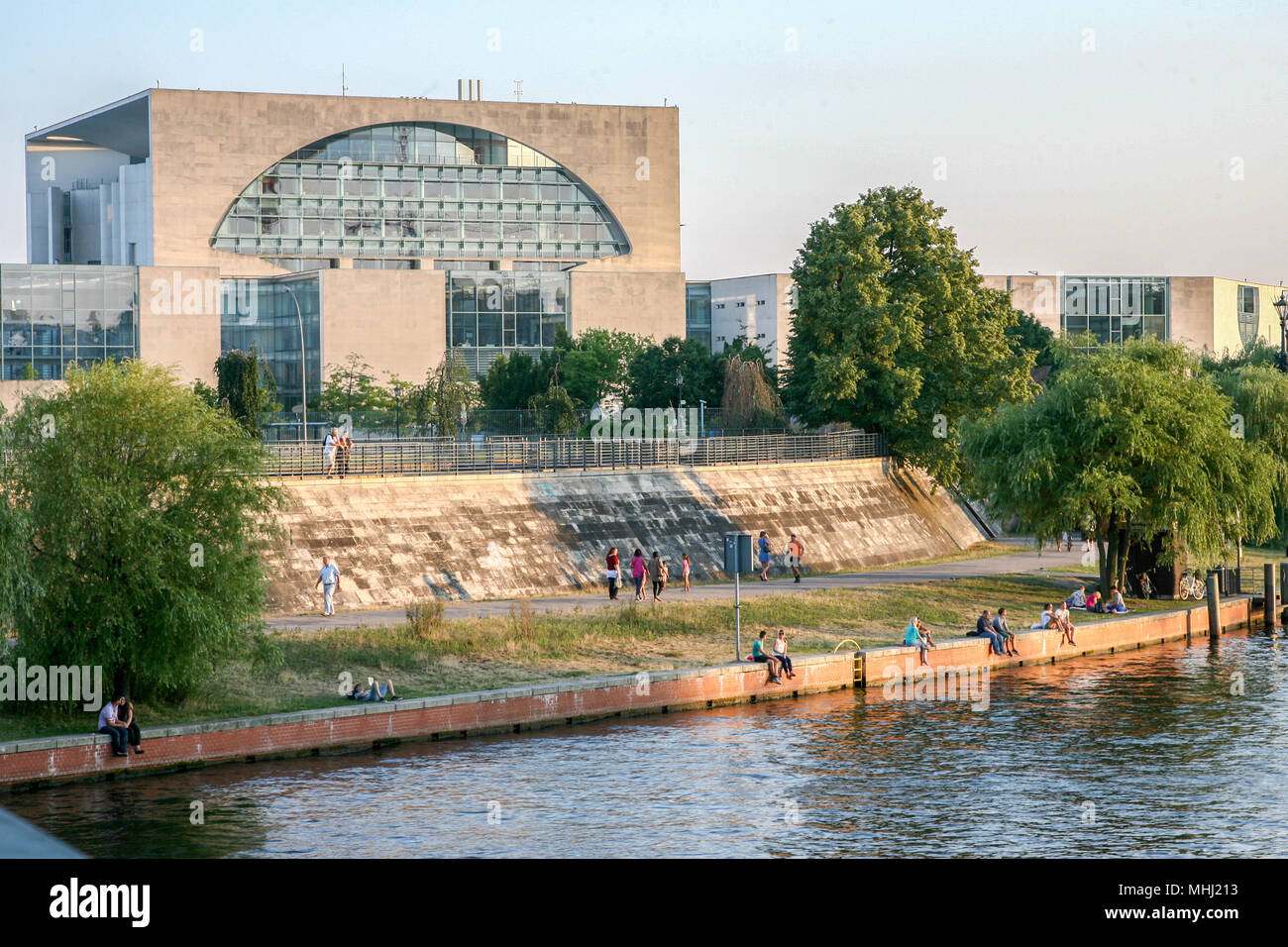 Ein Sommerabend à Berlin Banque D'Images