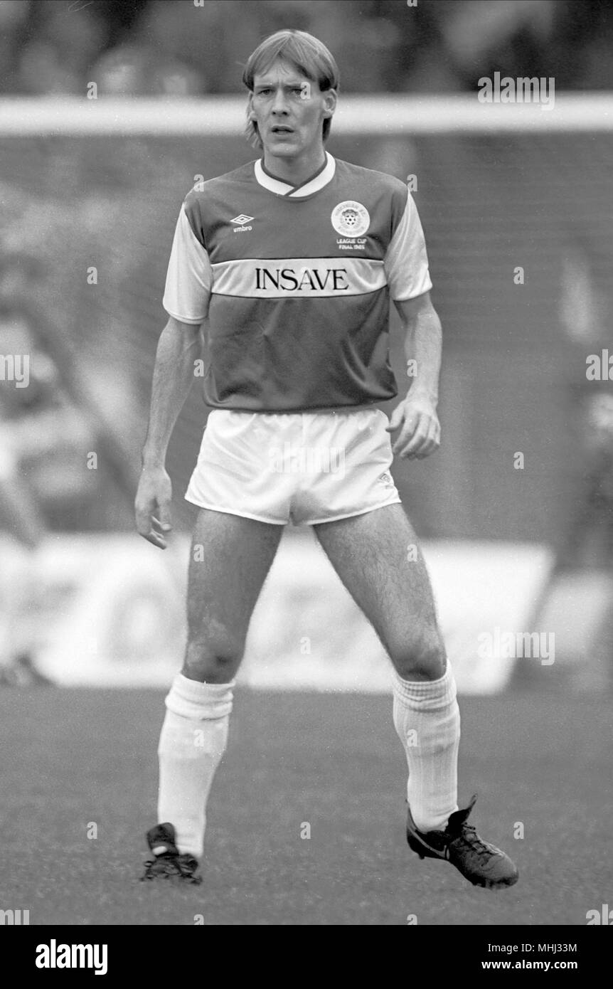 MARK FULTON Hibernian FC 16 Janvier 1986 Banque D'Images