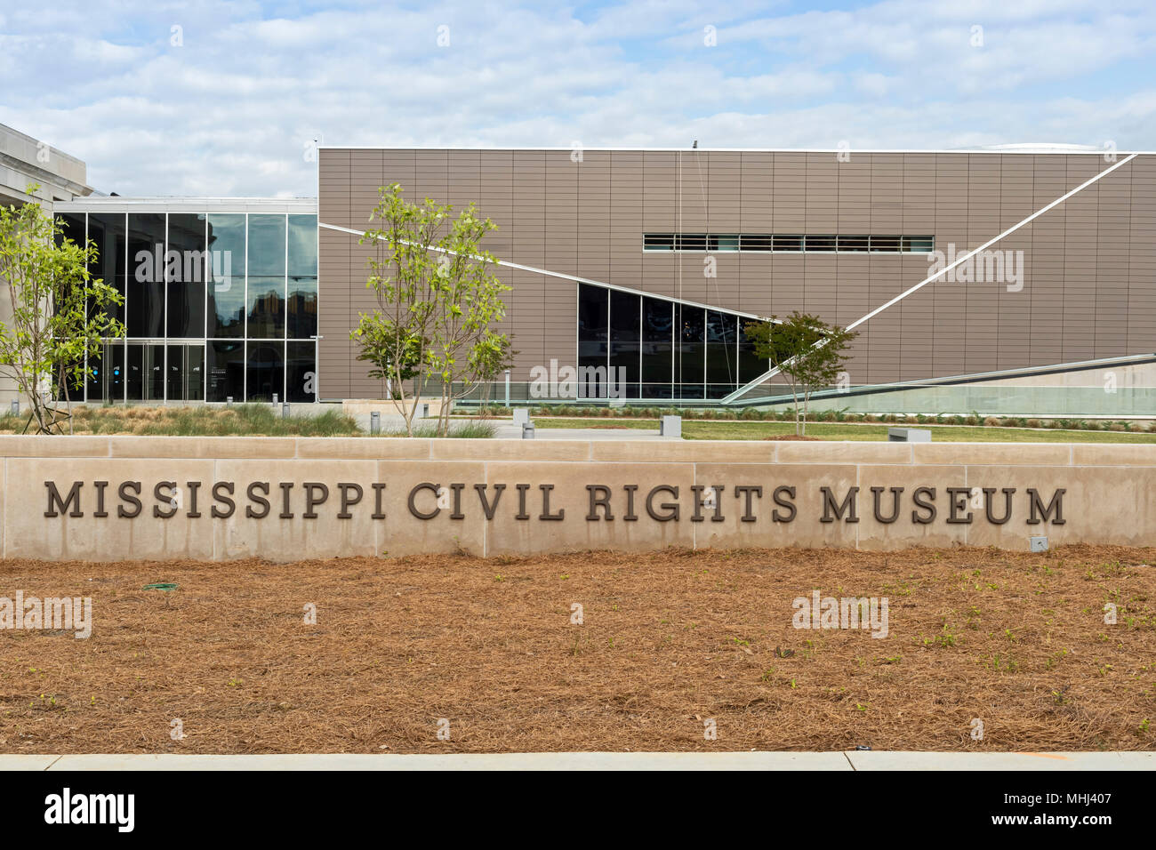 Jackson, Mississippi - Le Mississippi Civil Rights Museum. Le musée met l'accent sur le mouvement qui suspendu la politique et les relations raciales dans l'état Banque D'Images