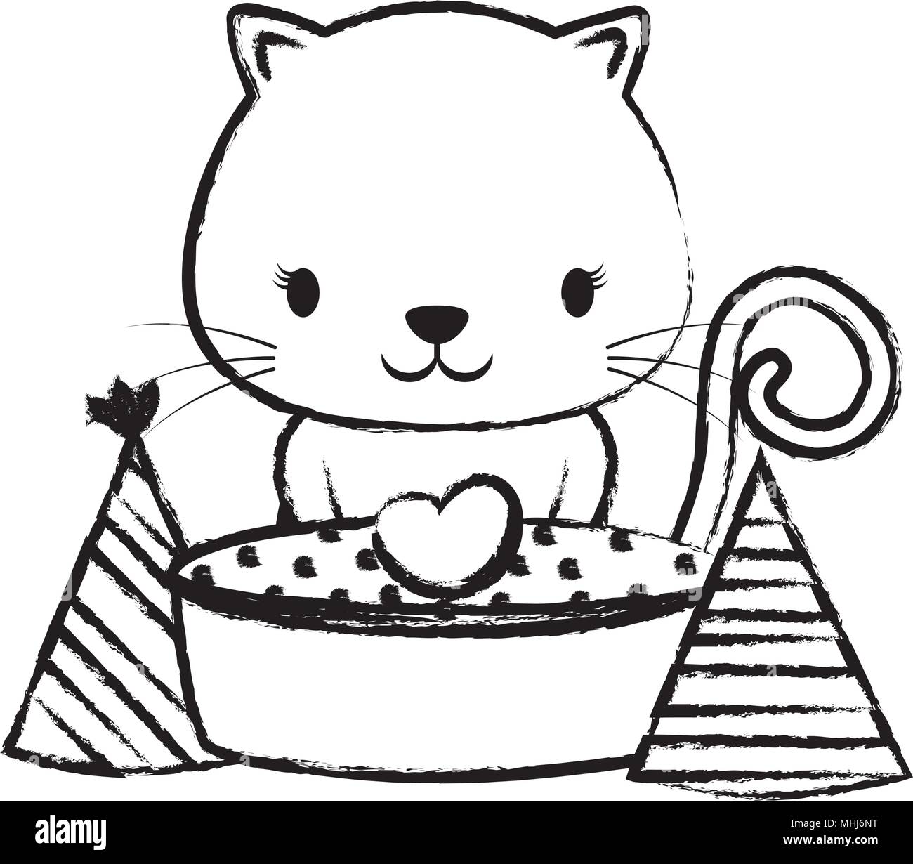Joyeux Anniversaire Avec Un Chat Mignon Avec Gateaux Et Chapeaux D Anniversaire Sur Fond Blanc Croquis Design Vector Illustration Image Vectorielle Stock Alamy Joyeux Anniversaire Avec Un Chat Mignon Avec Gateaux Et Chapeaux D Anniversaire Sur Fond Blanc Croquis Design Vector Illustration Image Vectorielle Stock Alamy
