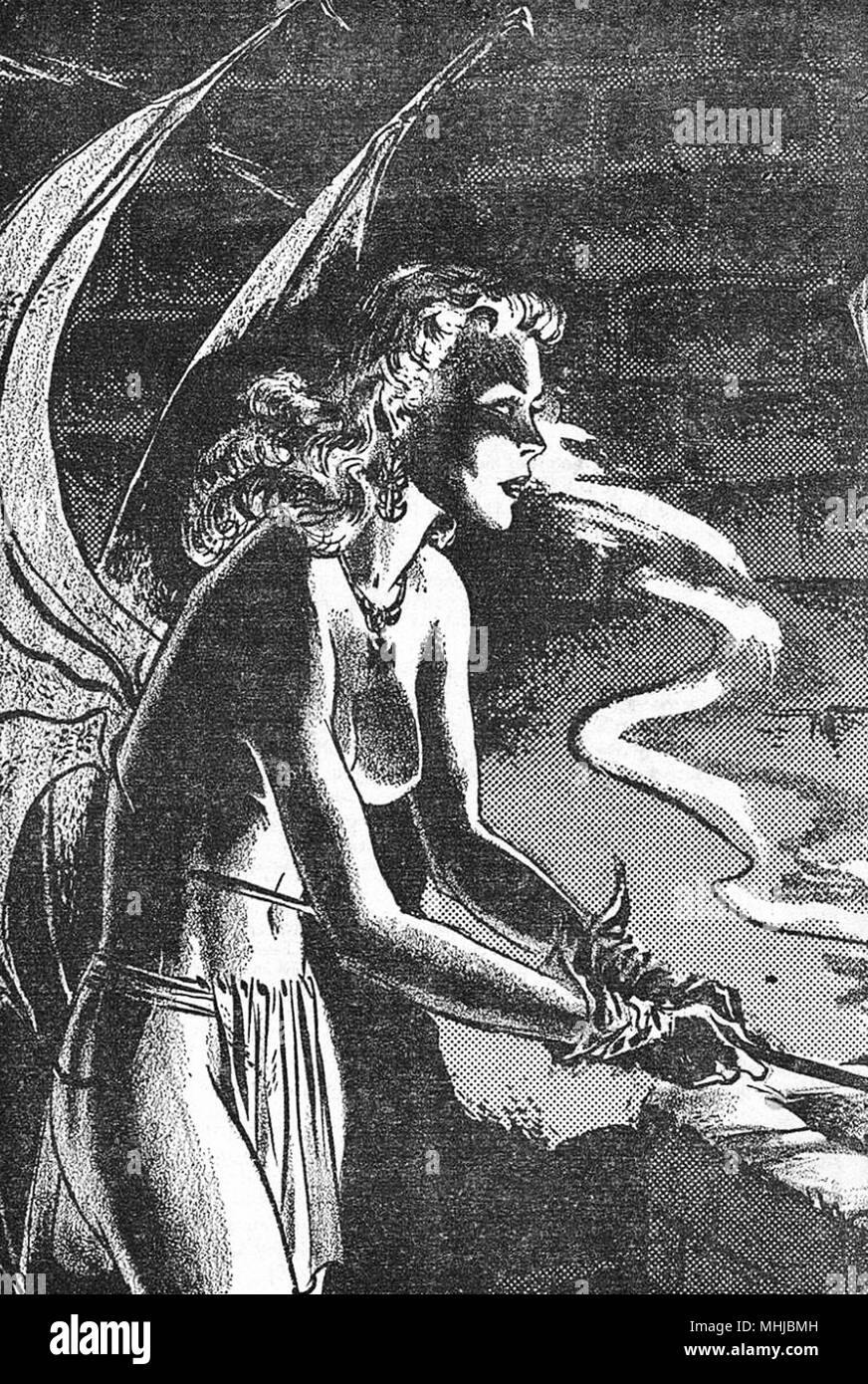 Illustration fantasy Banque D'Images