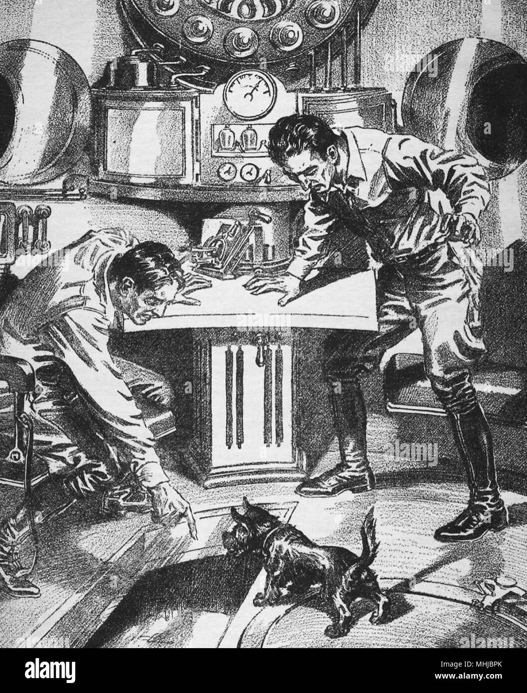 Illustration de la guerre vintage Banque D'Images