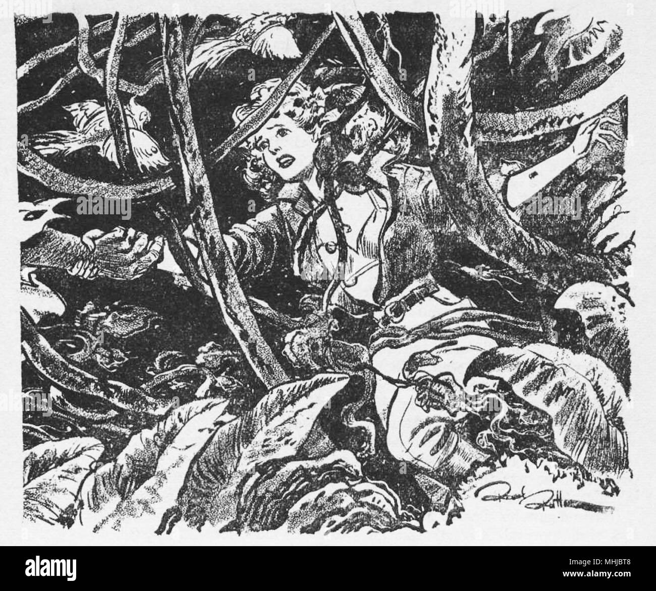 Illustration fantasy Banque D'Images