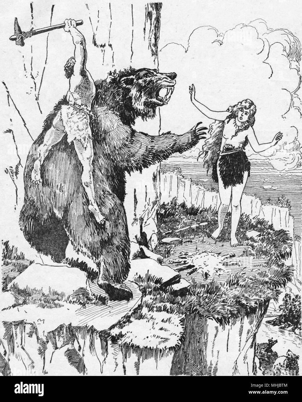 Illustration fantasy Banque D'Images