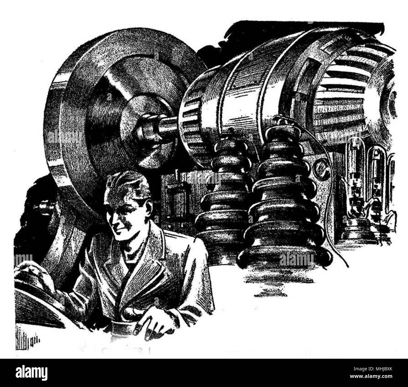 Illustration de la guerre vintage Banque D'Images