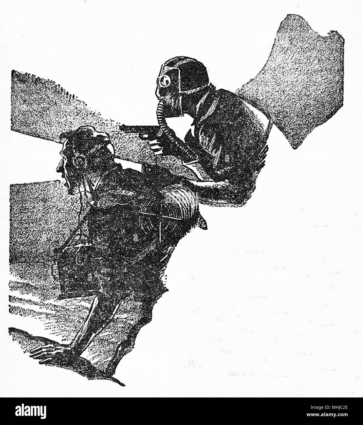 Illustration de la guerre vintage Banque D'Images