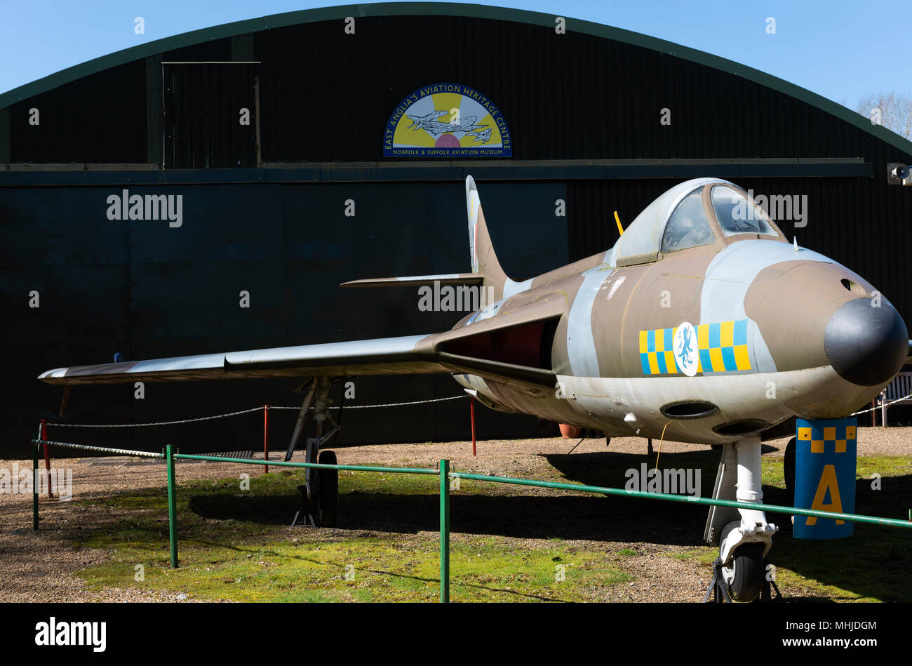 Norfolk et Suffolk Aviation Museum, Flixton, Suffolk, UK. Banque D'Images