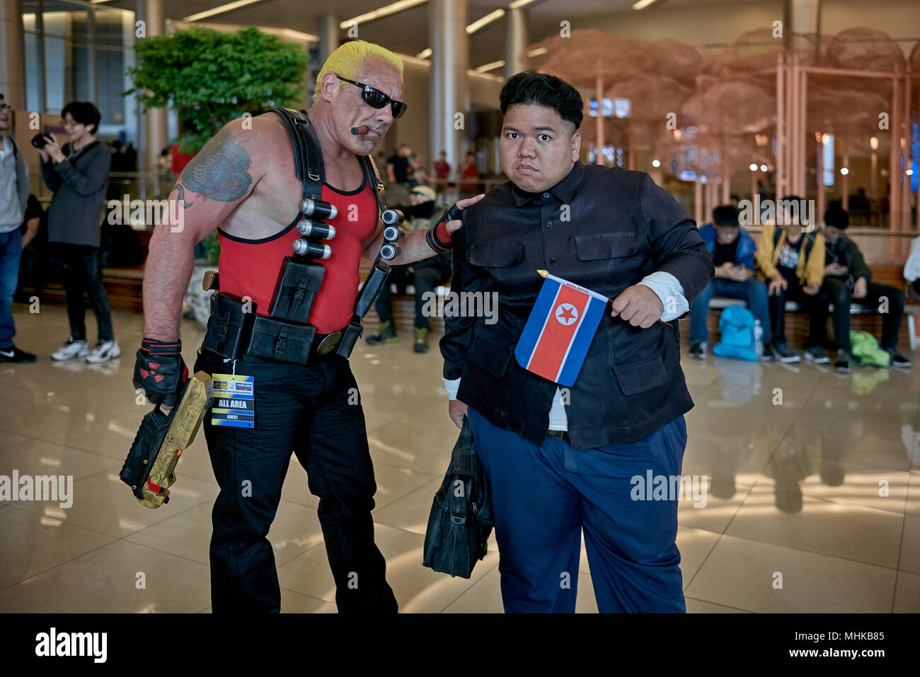 Comic Con et événement cosplay costume, Bangkok Thaïlande Asie du sud-est Banque D'Images