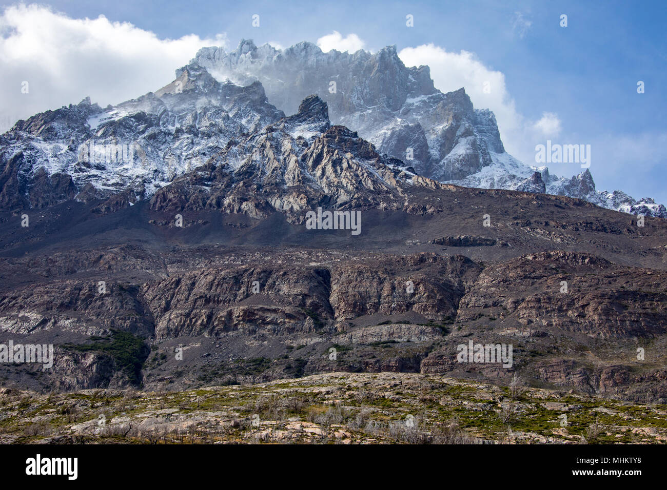 Parc National Torres del Paine, Patagonie, Chili Banque D'Images