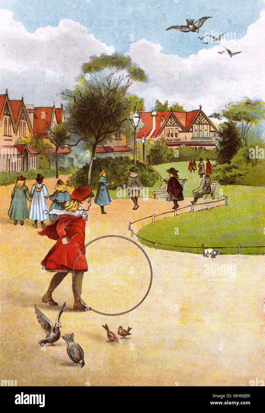 JOUETS/HOOPS/C19TH Banque D'Images