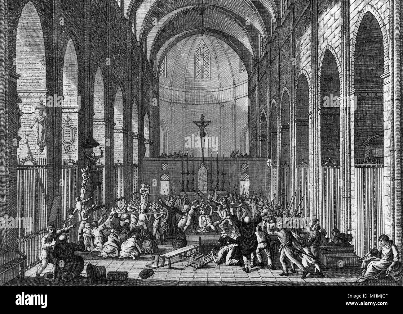 RÉVOLUTION FRANÇAISE 1791 Banque D'Images
