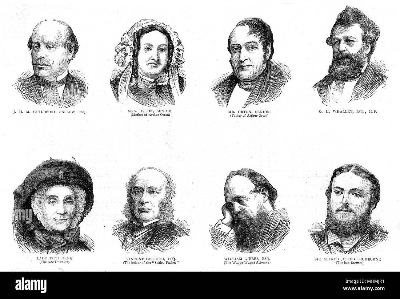 PERSONNES TIHBORNE 2 Banque D'Images