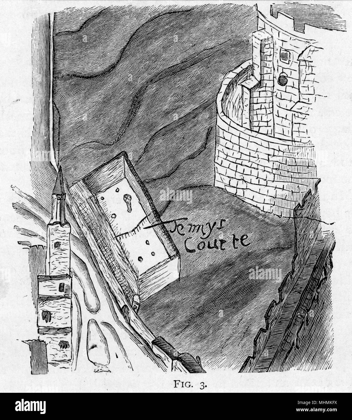 WINDSOR R/ COURT DE TENNIS Banque D'Images