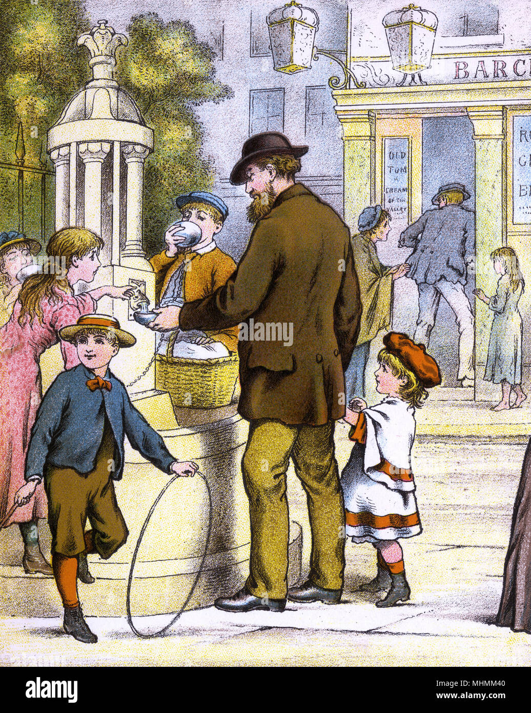 DEUX CHEMINS (TEMPERANCE) Banque D'Images