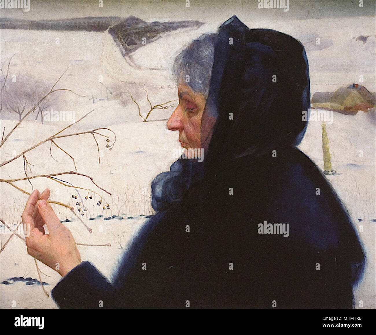 Zbigniew Pronaszko - Portrait de Mère de l'artiste Banque D'Images