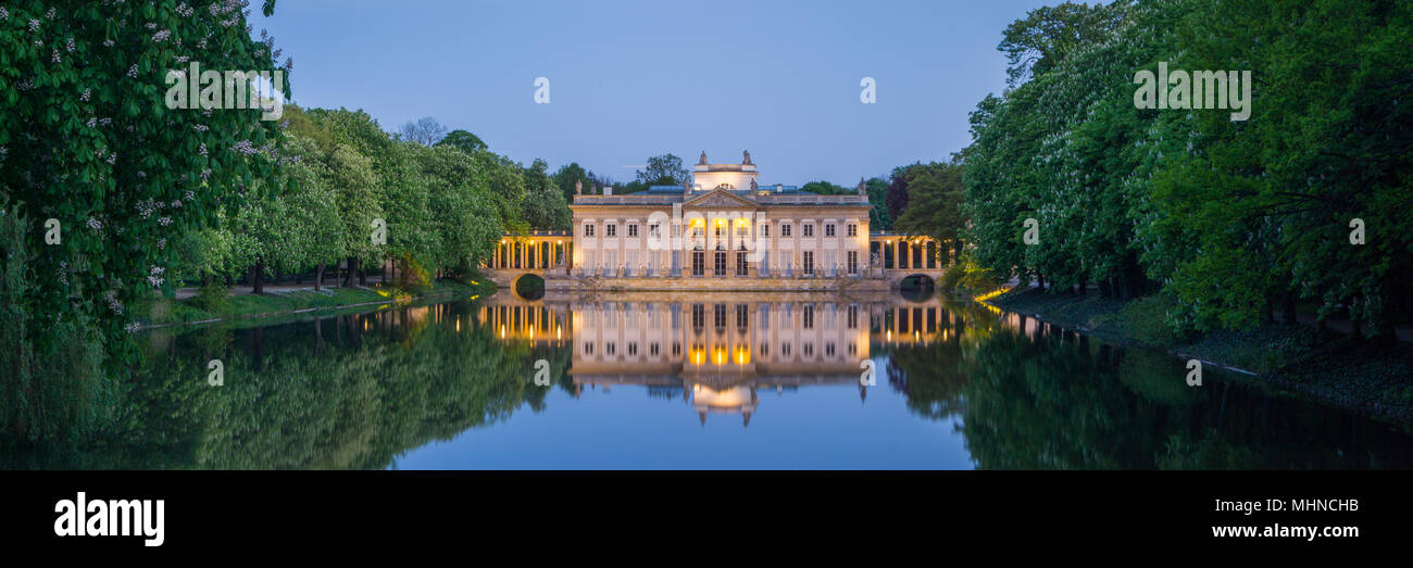 Parc Lazienki, Varsovie - Pologne Banque D'Images