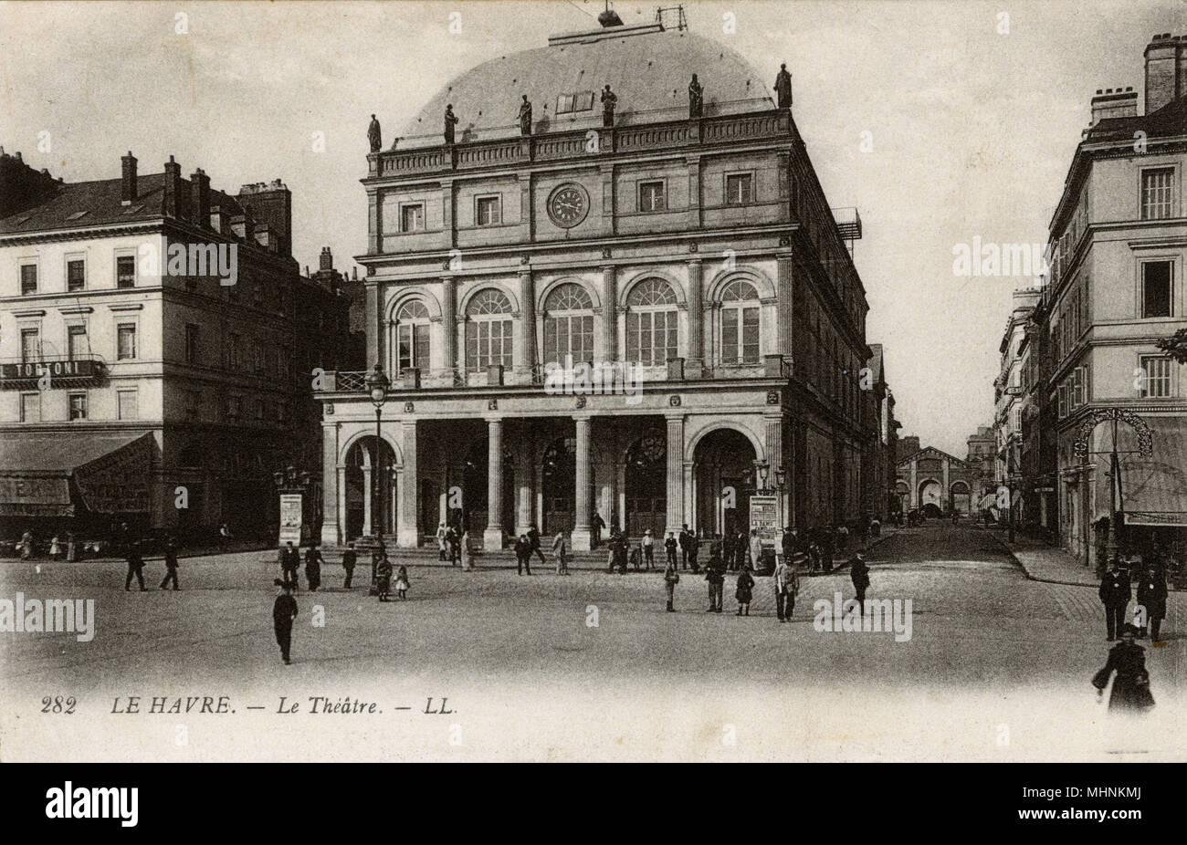 Le Havre, France - le Grand Théâtre Banque D'Images