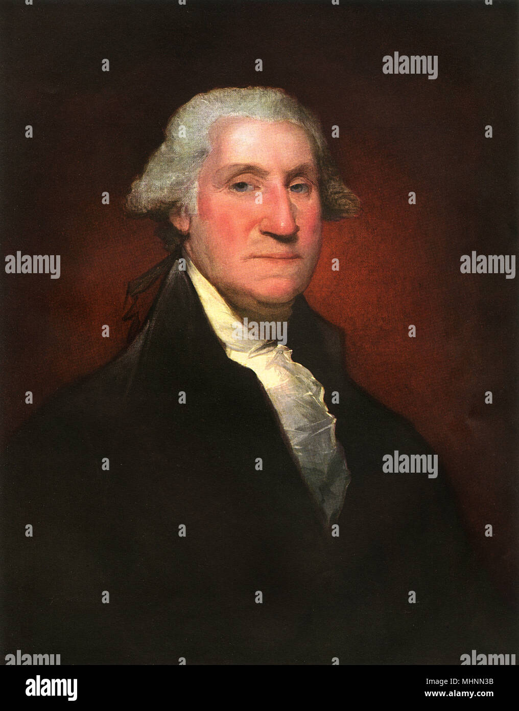 George Washington par Gilbert Stuart Banque D'Images