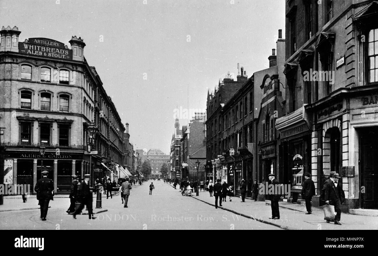 Rochester Row, Westminster, SW London Banque D'Images