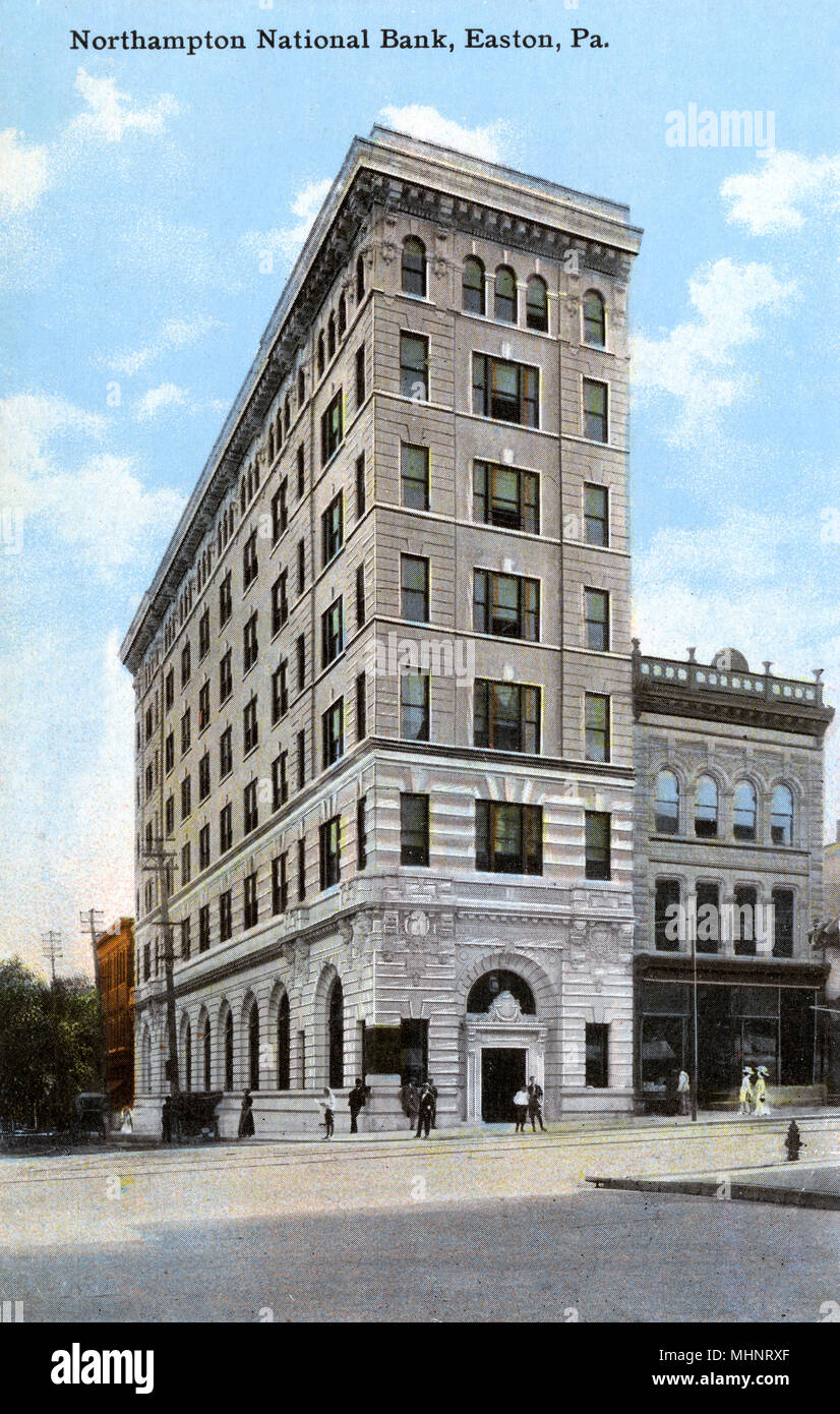 Northampton National Bank, Easton, Pennsylvanie, États-Unis Banque D'Images